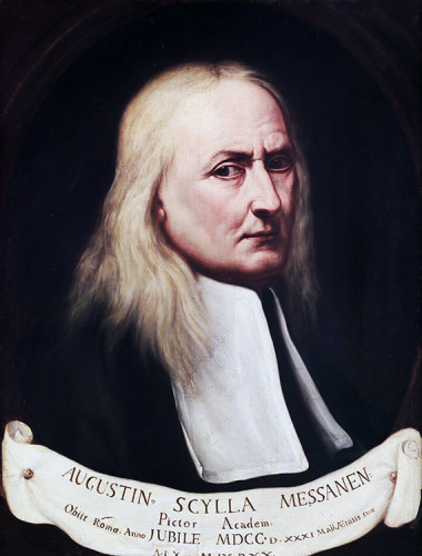 Agostino Scilla (self-portait) - Academy of San Luca, Rome XVIII Century