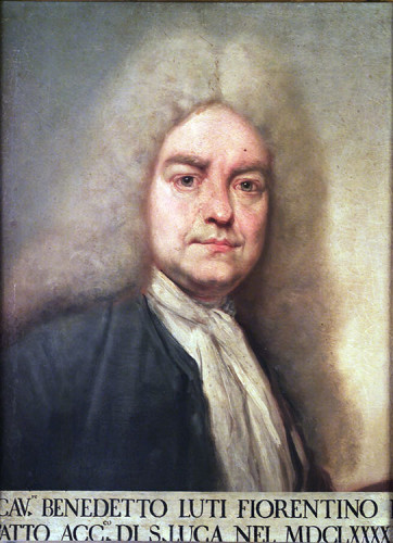 Benedetto Luti (self-portrait) - Academy of San Luca, Rome XVIII Century