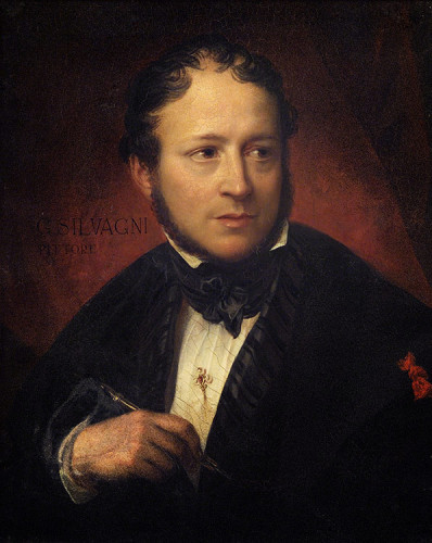 G. Silvagni by Ferdinando Cavalleri - Academy of San Luca, Rome XIX Century